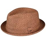  Bailey 1922 Chapeau Billy Short Brim1922 chapeau en tissu (XL (60-61 cm) - marron)