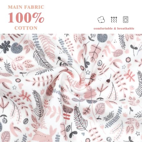 Minicoco Baby Boys Girls Cotton Footies Multi Pack Long Sleeve Baby Footed One-Piece Jumpsuit Multi Pack thumb #2