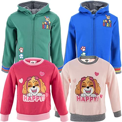 Ryder Paw Patrol Felpa Paw Patrol Per Bambini Con Zip, Motivo