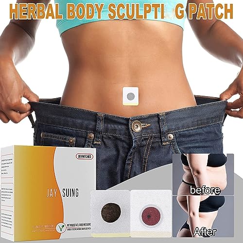 100Pcs Belly Patch,Breathable Patches, Navel Sticker, Sweatproof Patches, Waterproof Stickers for Women Girls, Natural Belly Sticker for Women and Men, Abdomen Belly Pads - Thumbnail 4