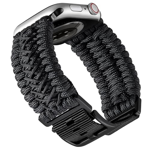 Bracelet Apple Watch 45mm tressé pour éviter la transpiration