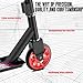 Trick Scooter for Kids 8 Years Up - Pro Scooters for Teens - Best Scooter for Adult Scooter Tricks, Perfect Stunt Scooter for Beginner or Advanced Trick Scooter Riders Lightweight Scooter,Black