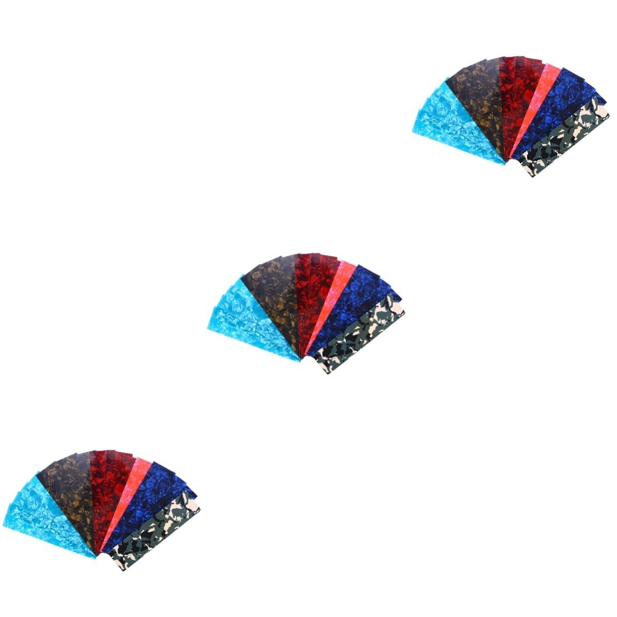 ibasenice 3 Sätze Von Musikern Empfohlene Gitarren-pick-streifen Gitarren-picks Punch Sheets Dicken 15 Stück * 3