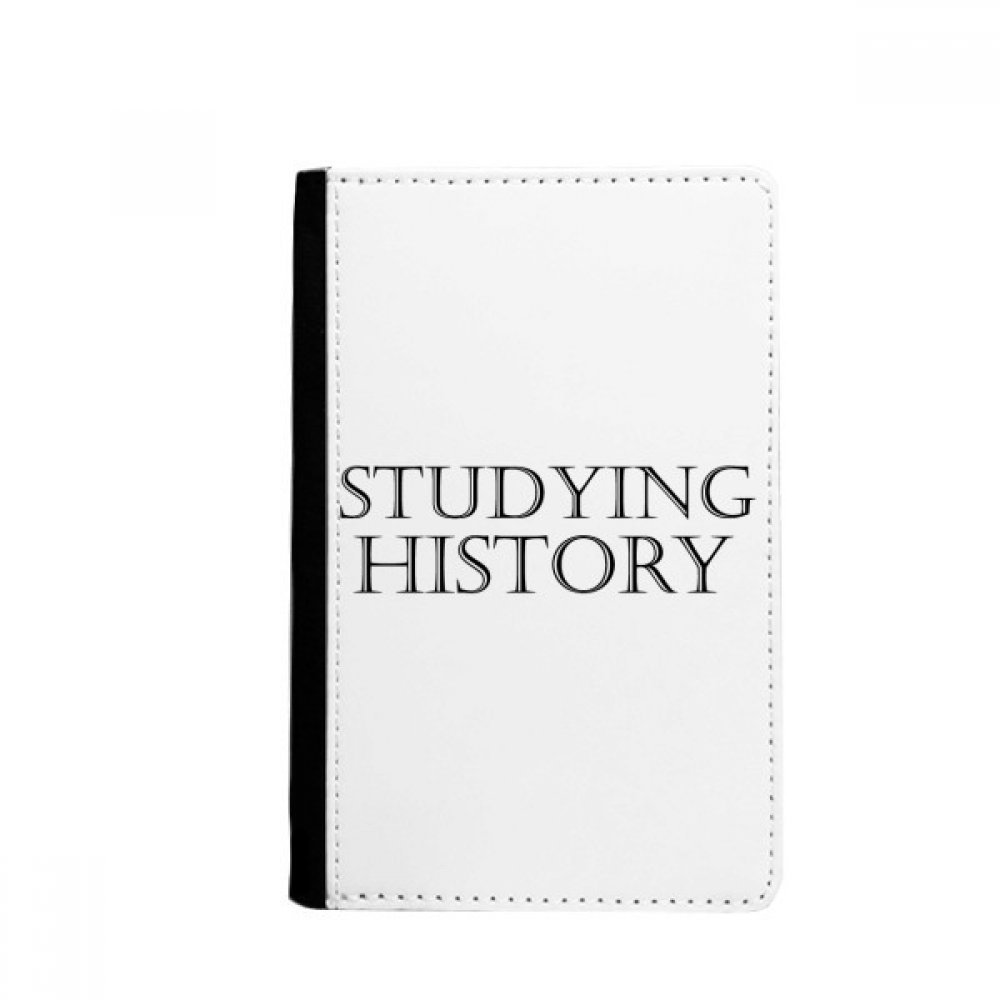 DIYthinker Short Phrase Studying History Passport Holder Notecase Burse Wallet Cover Card Purse