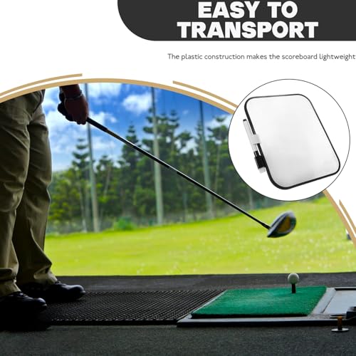 Marcador de golf doble cara para pizarra seca miniatura 6