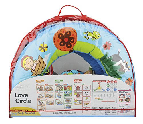 Amazon.co.jp: K'sKids プレイマット ラブサークル・4WAYプレイマット