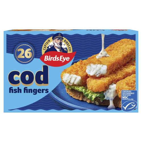 Birds Eye 26 Breaded Cod Fish Fingers 780g