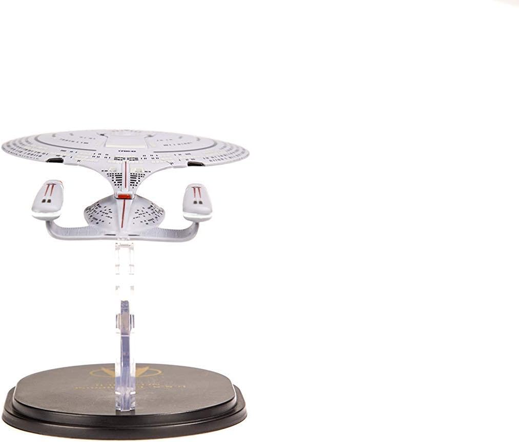 Quantum Mechanix Star Trek The Next Generation: USS Enterprise NCC-1701D QMx Mini Master Ship Replica Toy, Multicolor