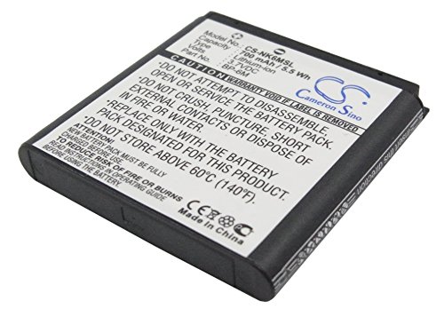 Cameron Sino Replacement for No'kia 3250 3250 XpressMusic 6151 6233 6234 6280 6288 9300 9300i N73 N73 Music Edition N77 N93 RM-153 N93 RM-55 Battery 700mAh/3.7V
