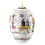 liebevoll dekoriert Hutschenreuther Midi-Ei, Bunt