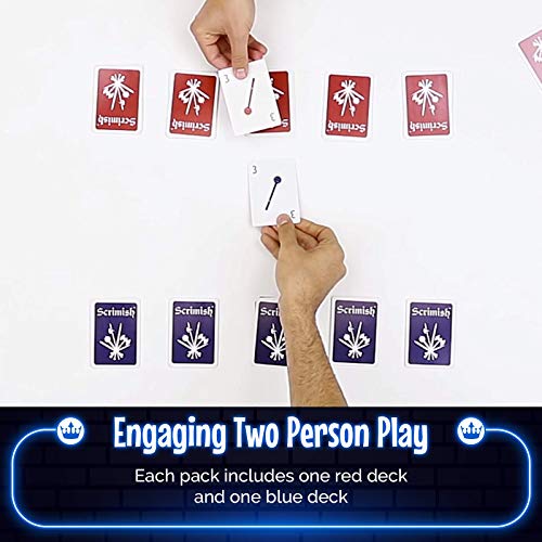 Nexci Scrimish Card Game - Strategy Games For Two Players Including Adults, Teens, Kids And Families That Is Easy To Learn For Party Or Travel #TOP1