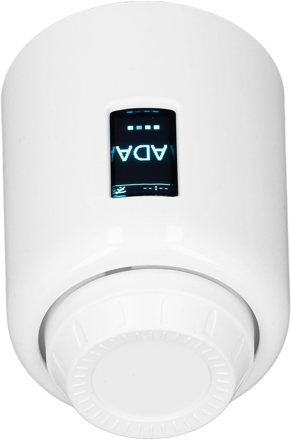 Smart Radiator Valve Programmable Automatic Manual Thermostat Valve Supporting Mobile App Control for Home Heating System ABS Material M30 x 1.5mm Connection