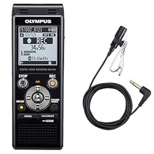 Olympus WS-853 Dikitiergerät 8 GB Speicher, USB-Anschluss inklusive Ni-MH Akku + Olympus ME-15 Ansteckmikrofon (geeignet…