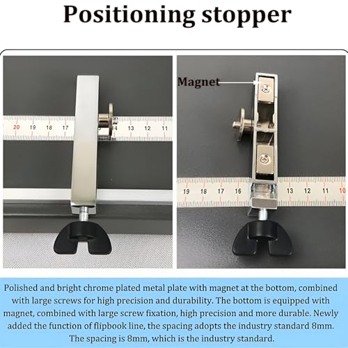 Machine de pâte manuelle 350 mm à double bloc réglable pour pliage net