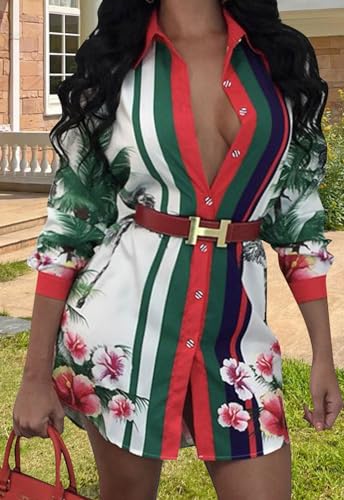 Women's Button Down Shirts Dress Shirts Long Sleeve Collared Black White Blouses Tops3