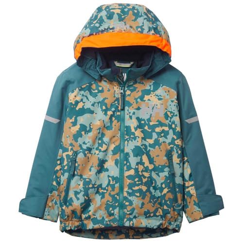 Helly-Hansen K Legend 2.0 Insulated Jacket - Kids Unisex Waterproof Winter Coat, Warm & Breathable, Outdoor Snow Gear, 453 Dark Creek Splash Camo Aop - 23