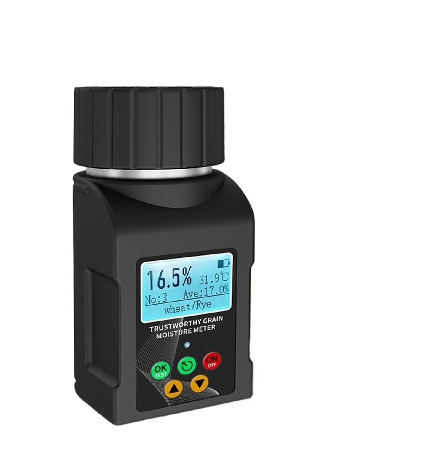 Amrttwy One Color Moisture Meter, Portable Cup Grain Moisture Meter Corn And Soybean