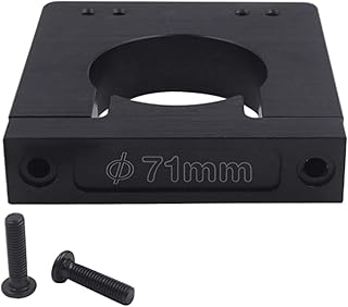 Spindle Motor Holder Motor Bracket 71mm Aluminum Shaft Spindle Motor Mount Kit For Router Engraver ID 71mm Spindle Motor Holder Motor Bracket 71mm 2.8in Aluminum Shaft Spindle Motor Mount