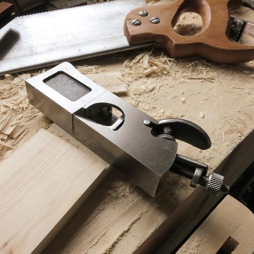 Faithfull 3-in-1-Eck-, Rund- und Stechfalzhobel in Holzbox – Gusseisen-Multifunktionshandhobel mit präzise geschliffener Basis für Tischlerarbeiten, Fräsarbeiten und Eckarbeiten