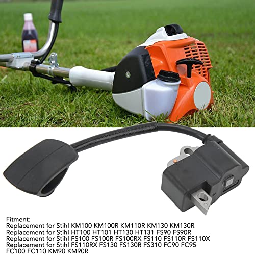 Aramox Módulo de bobina de ignição adequado para Stihl KM100 HT100 FS10, módulo de ajuste fino da bo