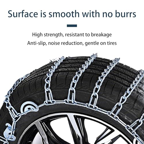 Chaînes à neige hiver 235/45R19 compactes équipement automobile tourisme argent