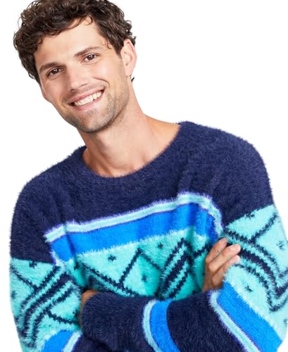 Holiday Lane Men's Fair Isle Crewneck Long-Sleeve Sweater3