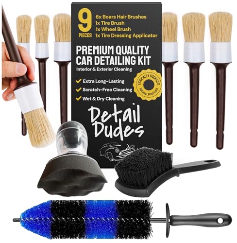 Detail Dudes Soft Boars Hair (7 Pack (Full Kit))