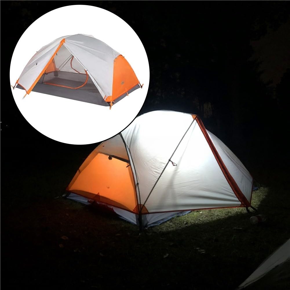 Tienda de campaña ligera e impermeable para 2-3 personas, instalación rápida para todas las estaciones, tienda de campaña de senderismo con postes de aluminio de la serie 7//, refugio