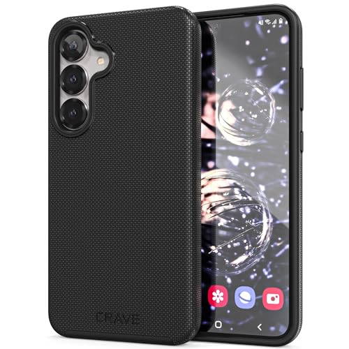 Image of Crave Compatible with Samsung Galaxy S25 Plus Case, Shockproof Protection Dual Layer Case for Samsung Galaxy S25 Plus (6.7 inch) - Black