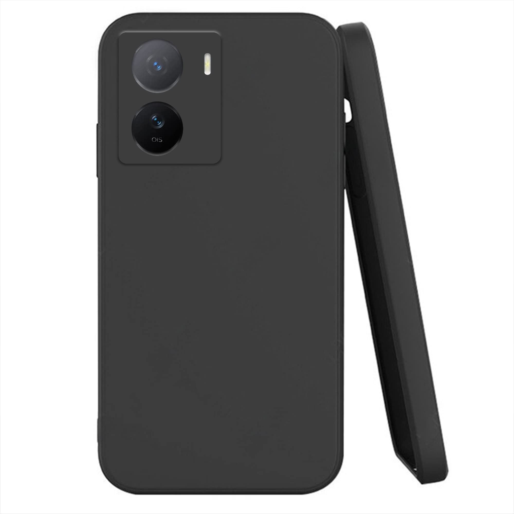 Knotyy Ultra Soft Rubberised Back Cover for iQOO Z7 5G | Inner Velvet Fabric Lining | Matte Silicone Flexible |Raised Bumps for Camera & Screen Protection Back Case Cover - Black (B0C1NVXSZN) Amazon Price History, Amazon Price Tracker