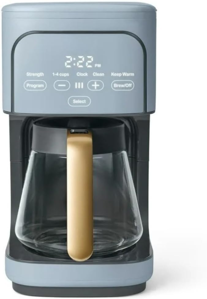 Image of 12 Cup Programmable Coffee Maker, by Drew Barrymore (Cornflower Blue)