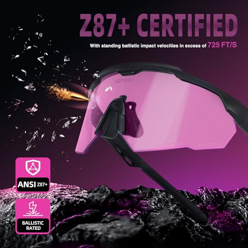Image of Shooting Glasses Anti Fog with High Definition Lenses, ANSI Z87+ Certified Tactical Safety Glasses for Men Women