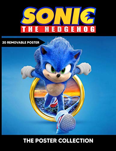 Sonic The Hedgehog Poster Collection: Sonic The Hedgehog Unofficial High Quality Photo & Poster Book Books For Adults