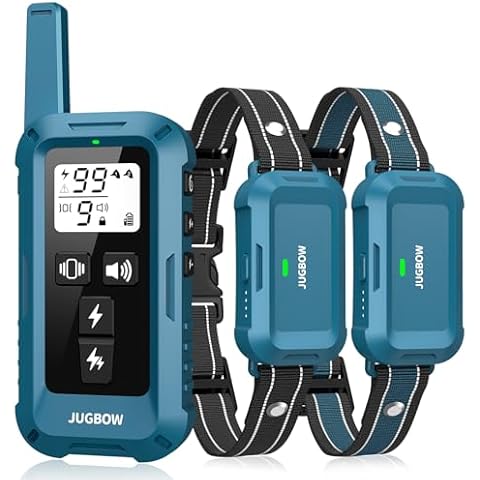 Jugbow Dog Shock Collar 2 Dogs - 4200FT Dog Training Collar with Remote, IPX8 Waterproof E Collar for Dogs Training Rechargeable Collars for Large Medium Small Dogs (10-120lbs) Cover