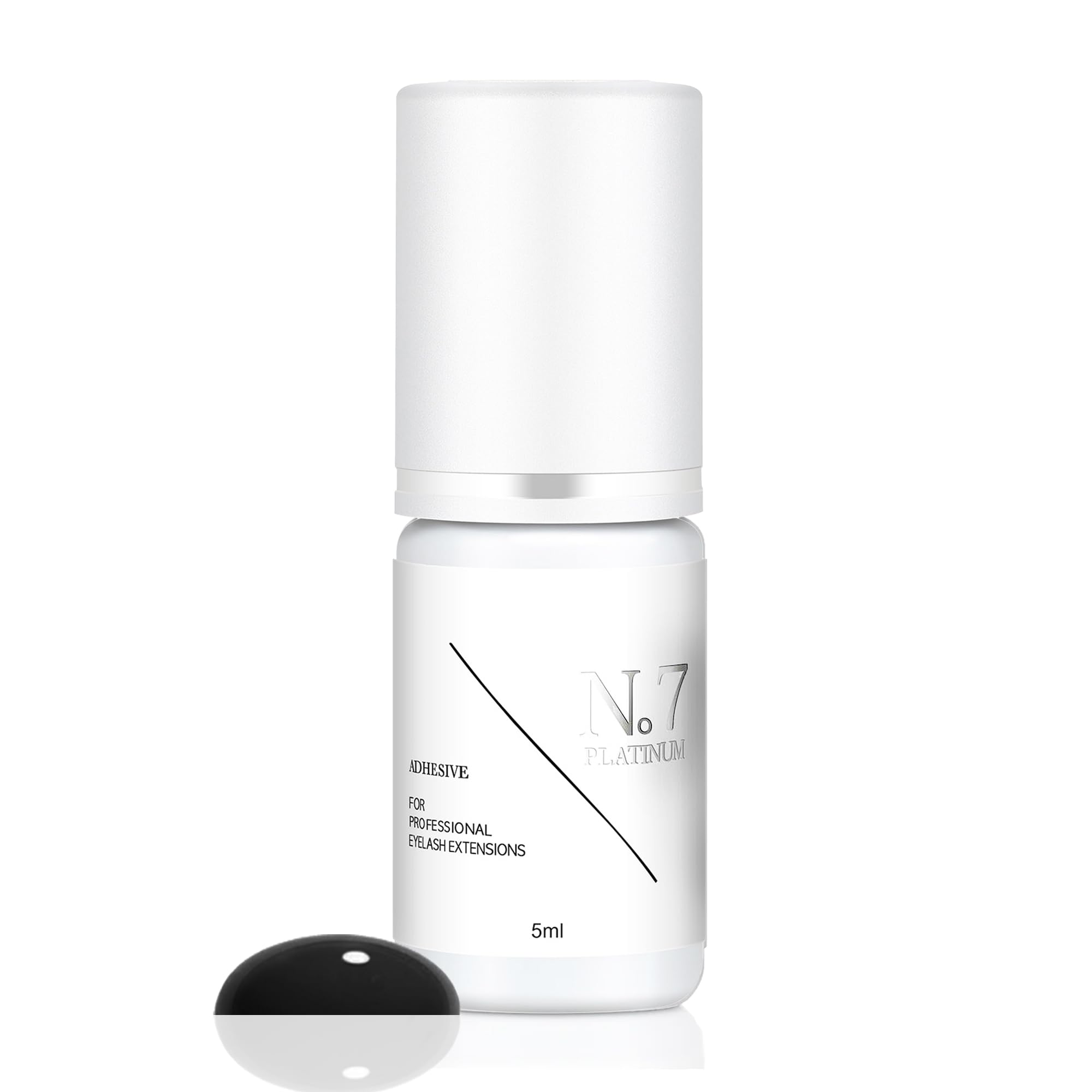 DLUX PROFESSIONAL Eyelash Extension Glue for Professionals - 9 Weeks Retention, 0.5 Sec Drying Time, Latex Free Semi Permanent Individual & Volume Lash Extension Glue