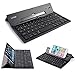immagine 1Tastiera Bluetooth pieghevole, tastiera portatile pieghevole wireless LESHP per iPhone, iPad, iPad Mini, iPad Pro, Windows, IOS, Android, tablet, Mac, PC e Smartphon