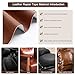JDLUGH Sofa Leather Repair Patch Tape, Large Self Adhesive Couch, Car Seat, Office Chair, Leather Furniture, Vinyl Repair Patch Kit for Furniture (15x60 Inch, Brown)