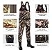 TIDEWE Chest Waders for Toddler & Children, Neoprene Waterproof Insulated Hunting & Fishing Youth Waders for Boy and Girl, Cleated Bootfoot Kids Wader, Camo (Size 6)