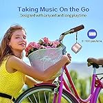 LENRUE A2 Portable Wireless Bluetooth Speaker with Lights and Lanyard,5W Mini Small Metal Speakers Bluetooth 5.0/Aux-in for iPhone Android Home Outdoor, Gifts for Women/Girls - Image 5