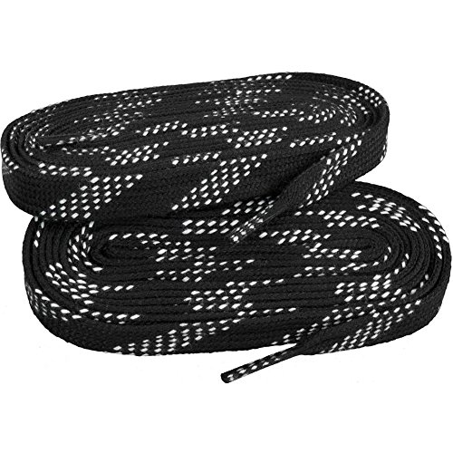 Elite Hockey Prolace Waxed Hockey Laces (Black, 96") #TOP1