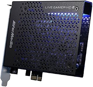 AVerMedia Live Gamer HD 2 - PCIe Internal Game Capture Card, HDMI and 3.5 mm, PassThrough, Ultra Low Latency,1080p60 Uncompressed Streaming Technology for PS4, Xbox, Switch Live Gamer - (GC570)