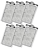 Moonorange 6pcs Auqarium Filter Replacement Plates, Turtle Tank Filter Sponges, Suitable for 3.5W 280L/H Low-Water Filter