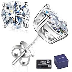 Moissanite-4Ct(2ct*2) White Gold
