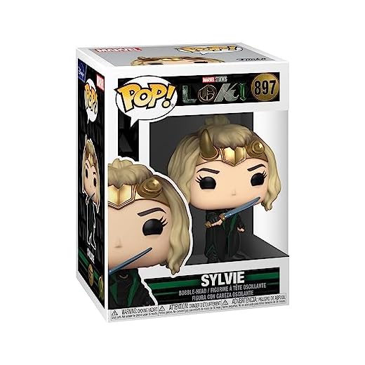 Funko Pop! Marvel: Loki - Sylvie with Cape - Figura de Vinilo Coleccionable - Idea de Regalo- Mercancia Oficial - Juguetes para Niños y Adultos - TV Fans - Muñeco para Coleccionistas