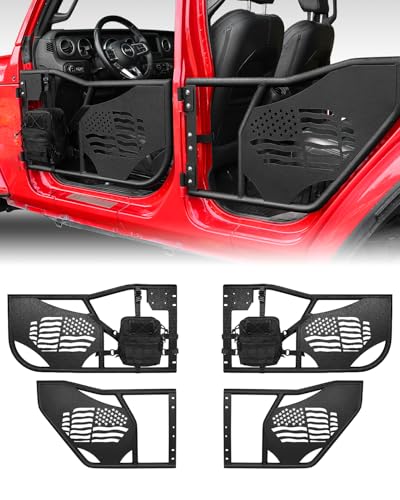 ROADER JK US Flag Tube Doors