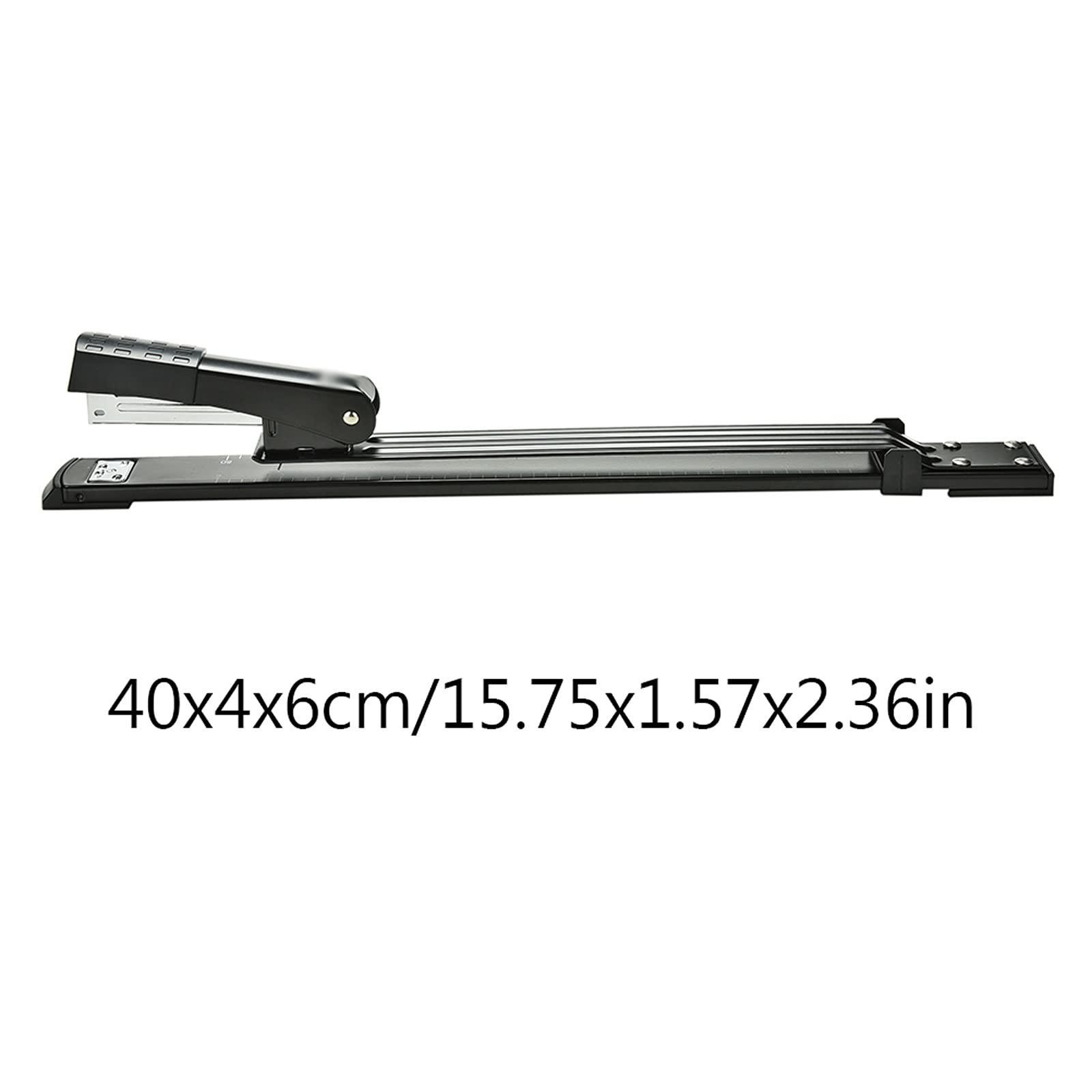 engrapadora Oficina de grapadoras Grapadora de la grapadora larga del brazo largo de la grapadora Grapador de Long Reach Staples de hasta 20 hojas Papel de oficina para suministros de oficina en el ho