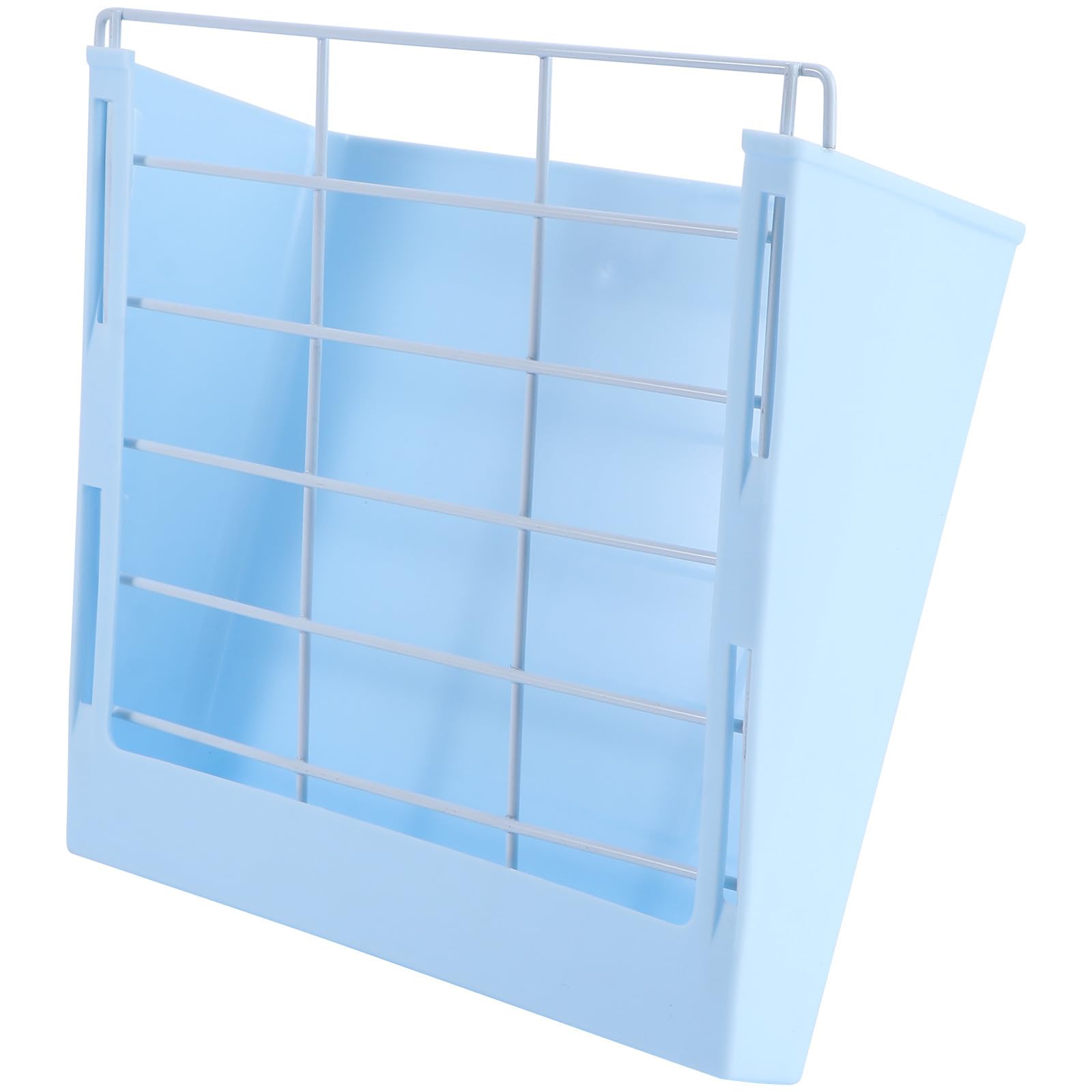 Estante de Alimentación de Acero Duradero Soporte Fijo para Aves y Conejos