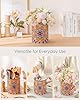 vancasso SIMI Utensil Holder, 7.3"+5.5" Porcelain Kitchen Utensil Holder for Countertop, Bohemian Kitchen Utensil Organizer for Spatulas, Spoons, Ladles, Decorative Counter Utensil Crock, Regal Bloom #4