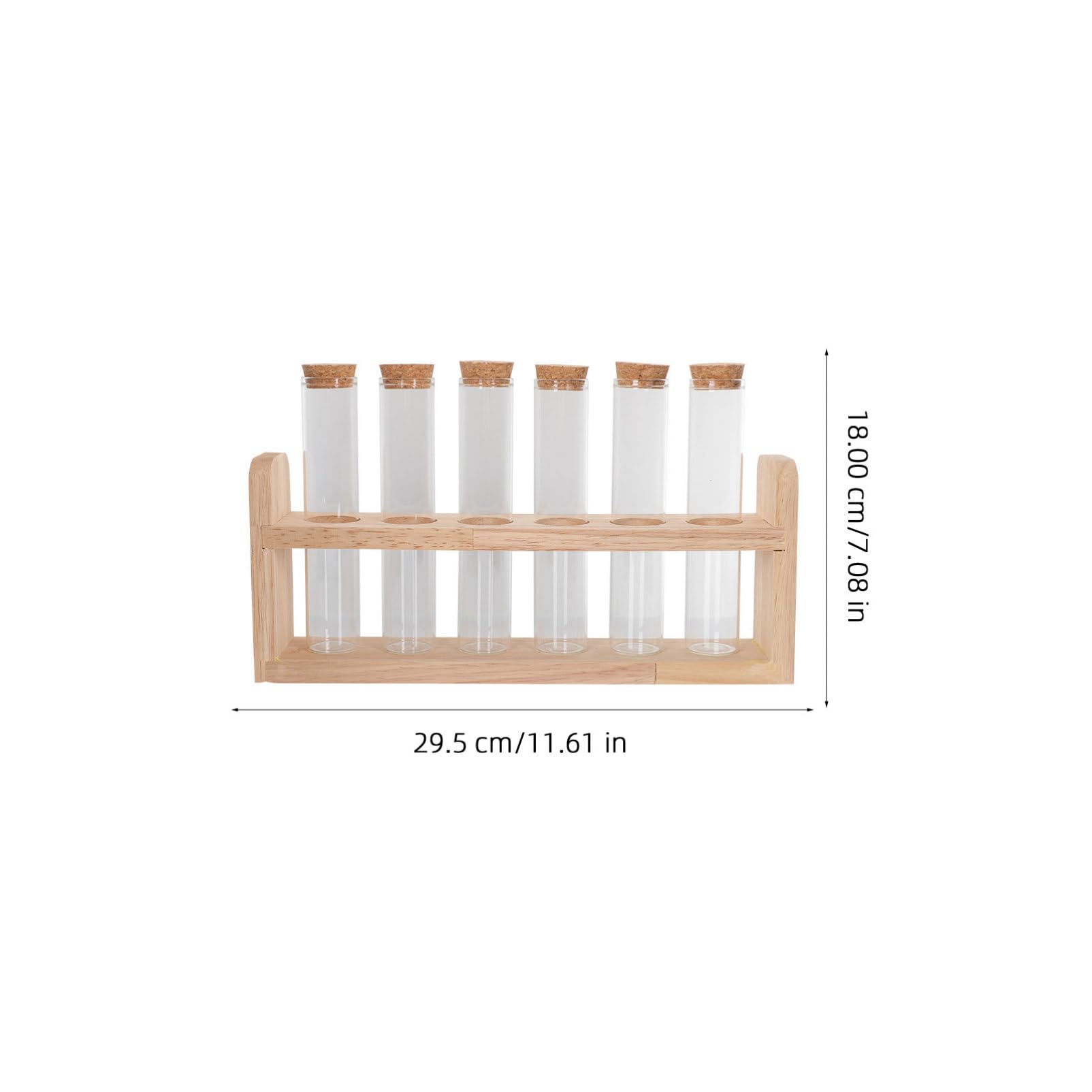 KICHOUSE Household Test Tube Rack Displaying Glass Tube Kitchen Holder Test Holder Rack Home Accessory