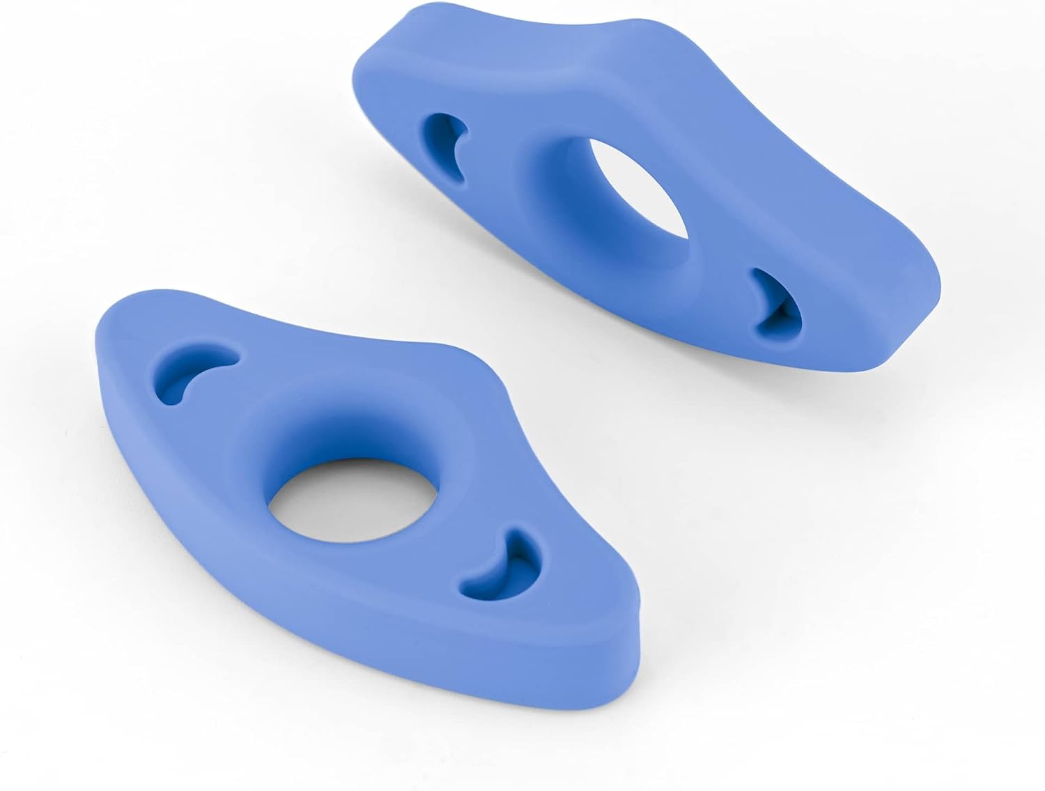 Silicone Book Thumb Page Holders for Reading (Medium Size, Blue)